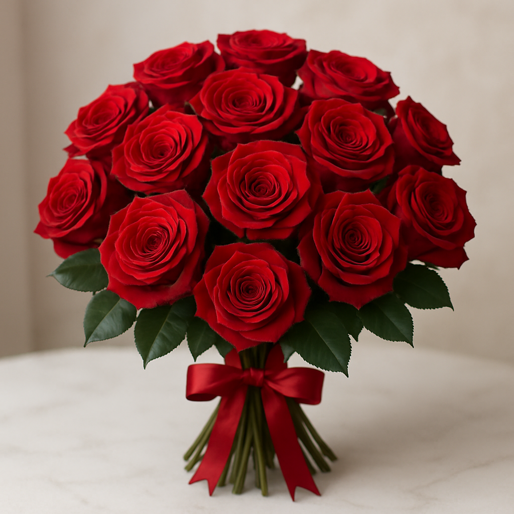 Bouquet di rose rosse